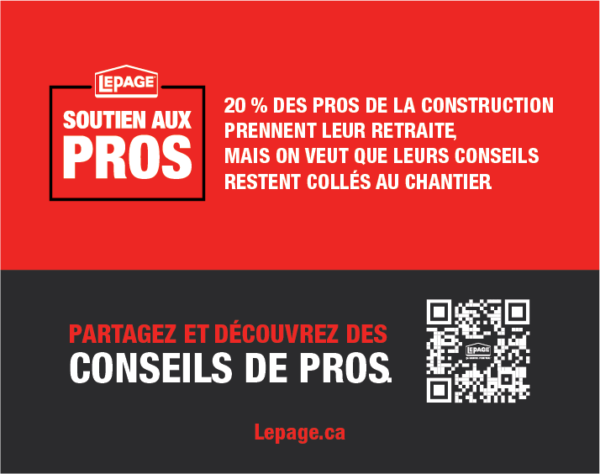 LePage 4.5 x 3.5 French decal, low tack